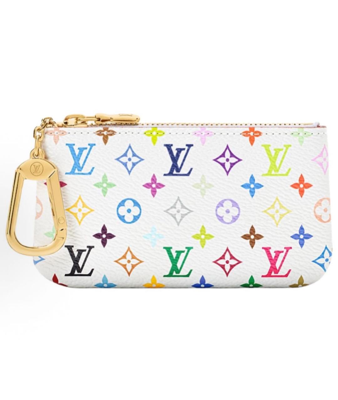 LOUIS VUITTON Белая ключница, фото 5