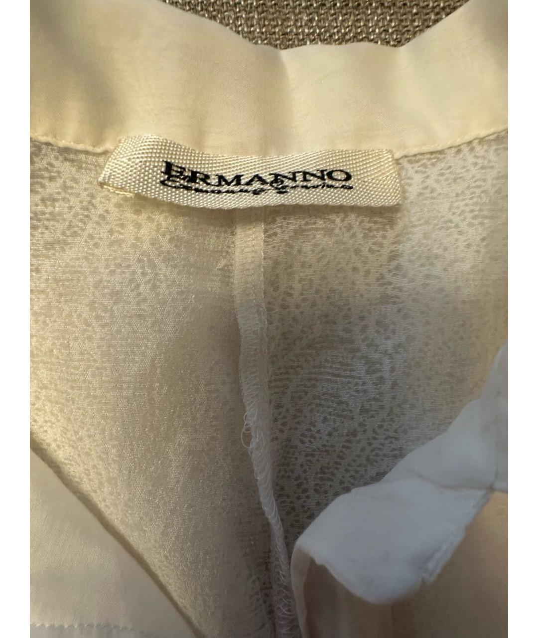 ERMANNO SCERVINO Белое повседневное платье, фото 3