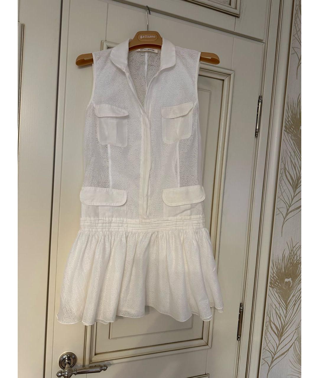 ERMANNO SCERVINO Белое повседневное платье, фото 6