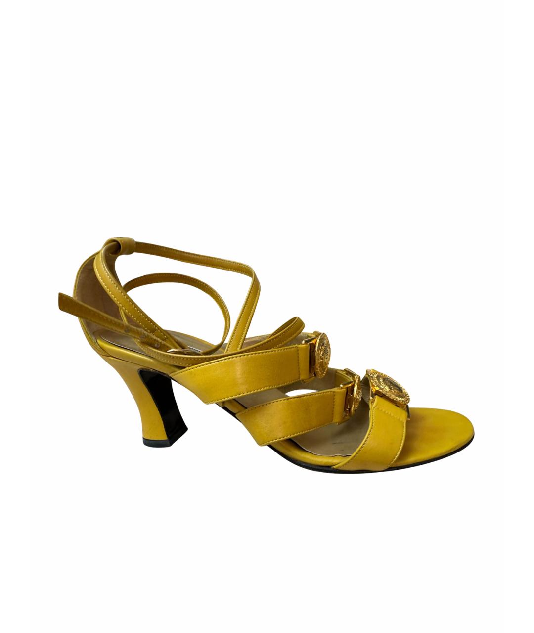 VERSACE Кожаные босоножки, фото 1