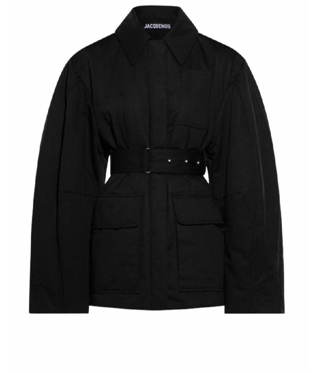 JACQUEMUS Черная хлопковая куртка, фото 7