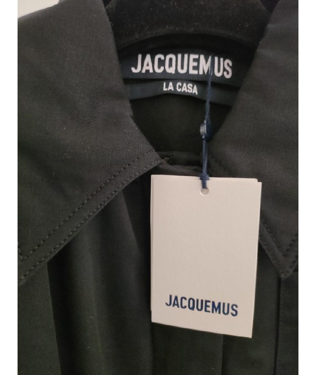 JACQUEMUS Черная хлопковая куртка, фото 3