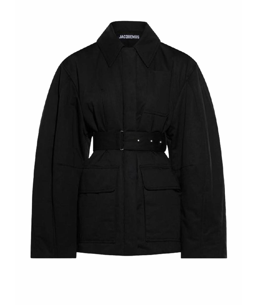 JACQUEMUS Черная хлопковая куртка, фото 1