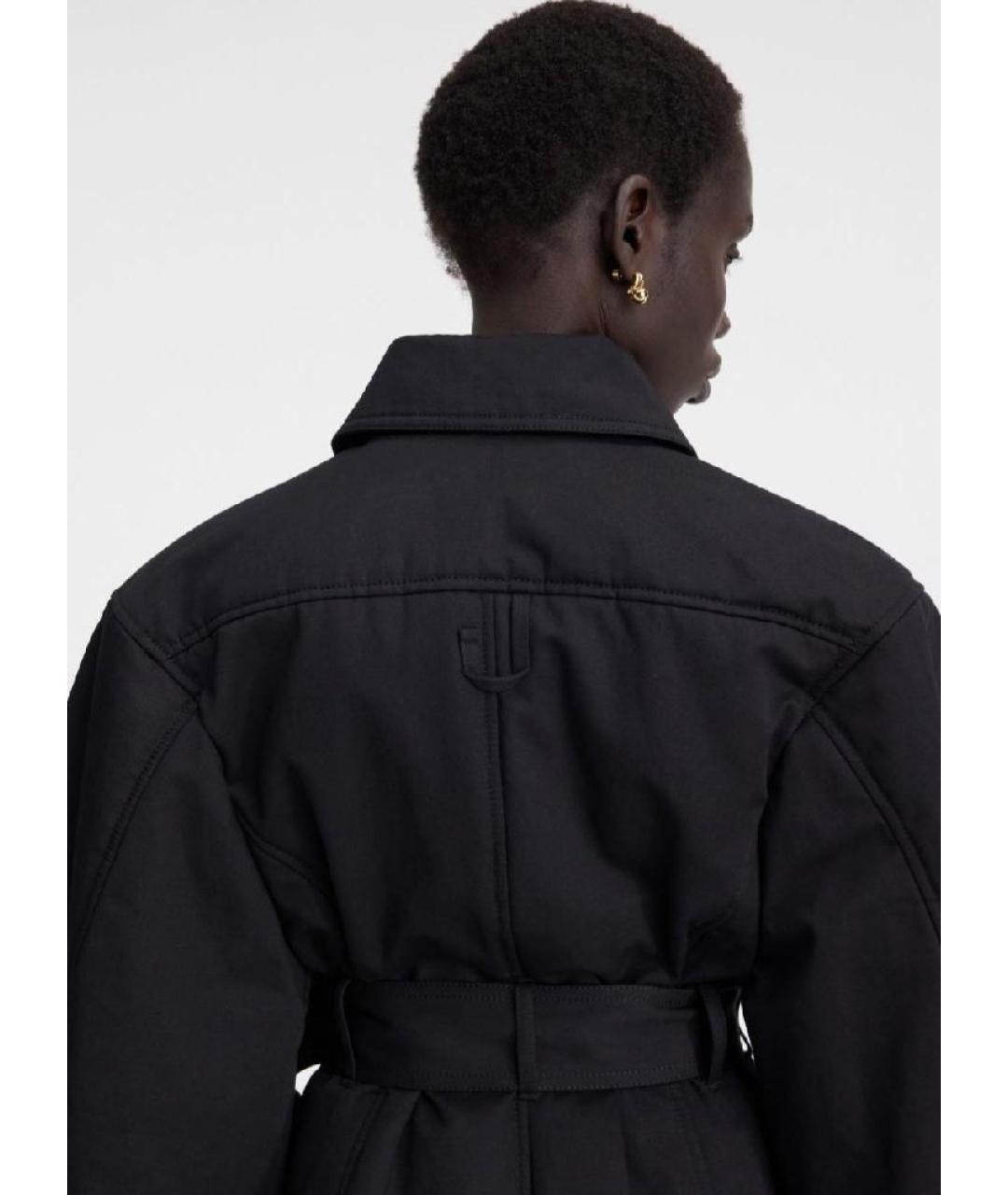 JACQUEMUS Черная хлопковая куртка, фото 4