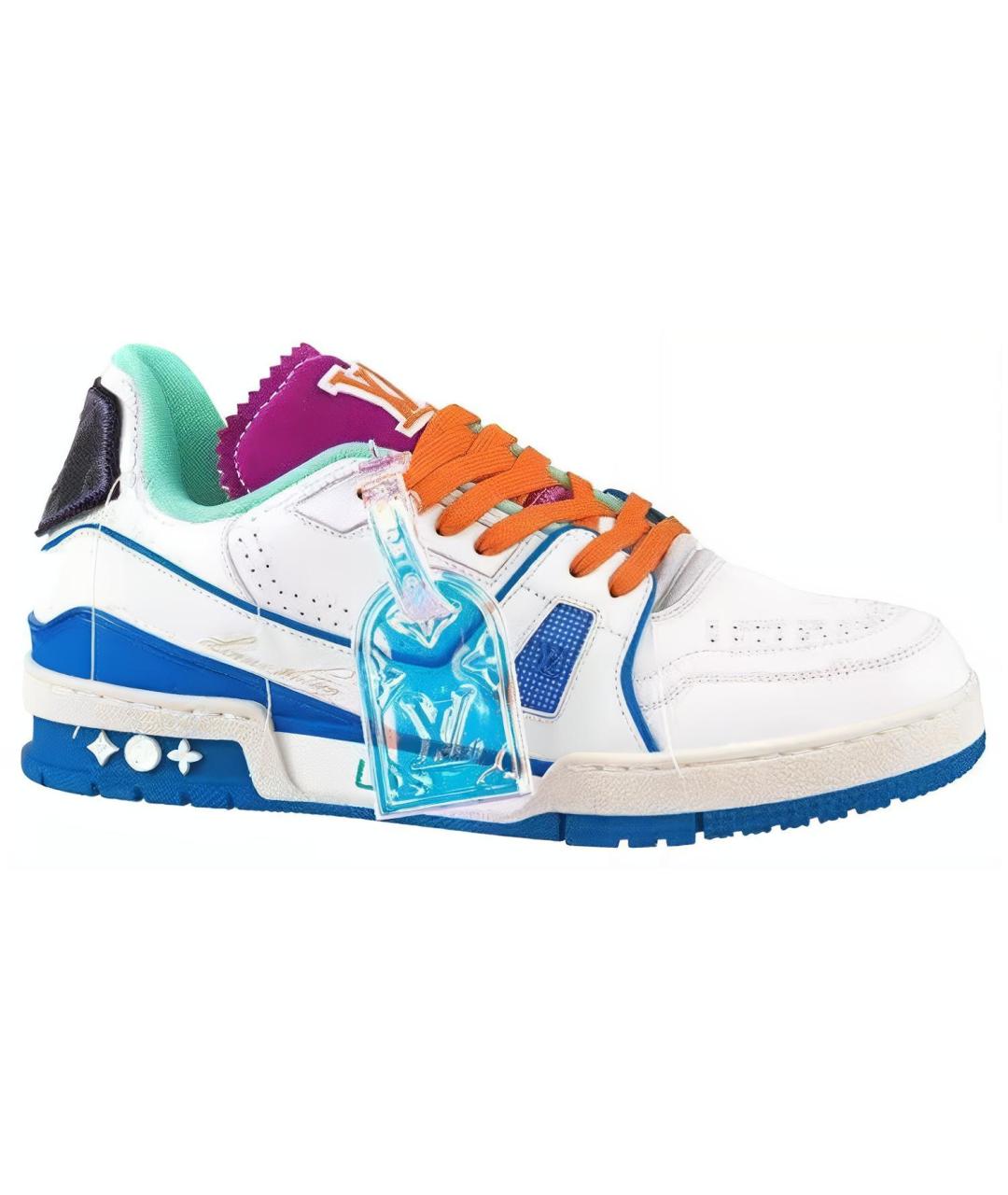 LOUIS VUITTON Мульти кожаные низкие кроссовки / кеды, фото 1