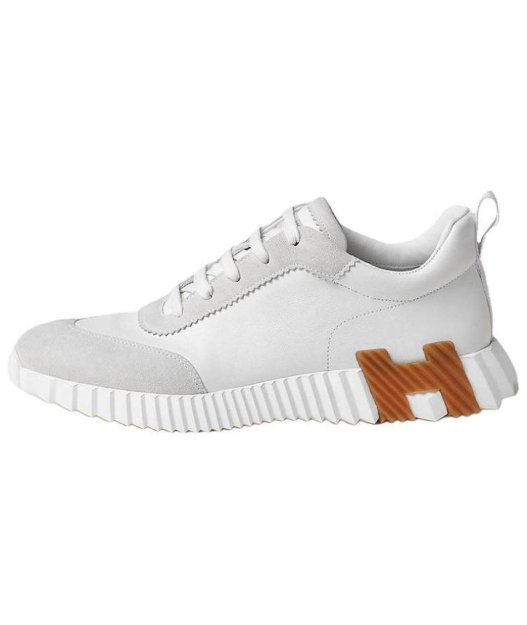 HERMES Белые кроссовки, фото 2