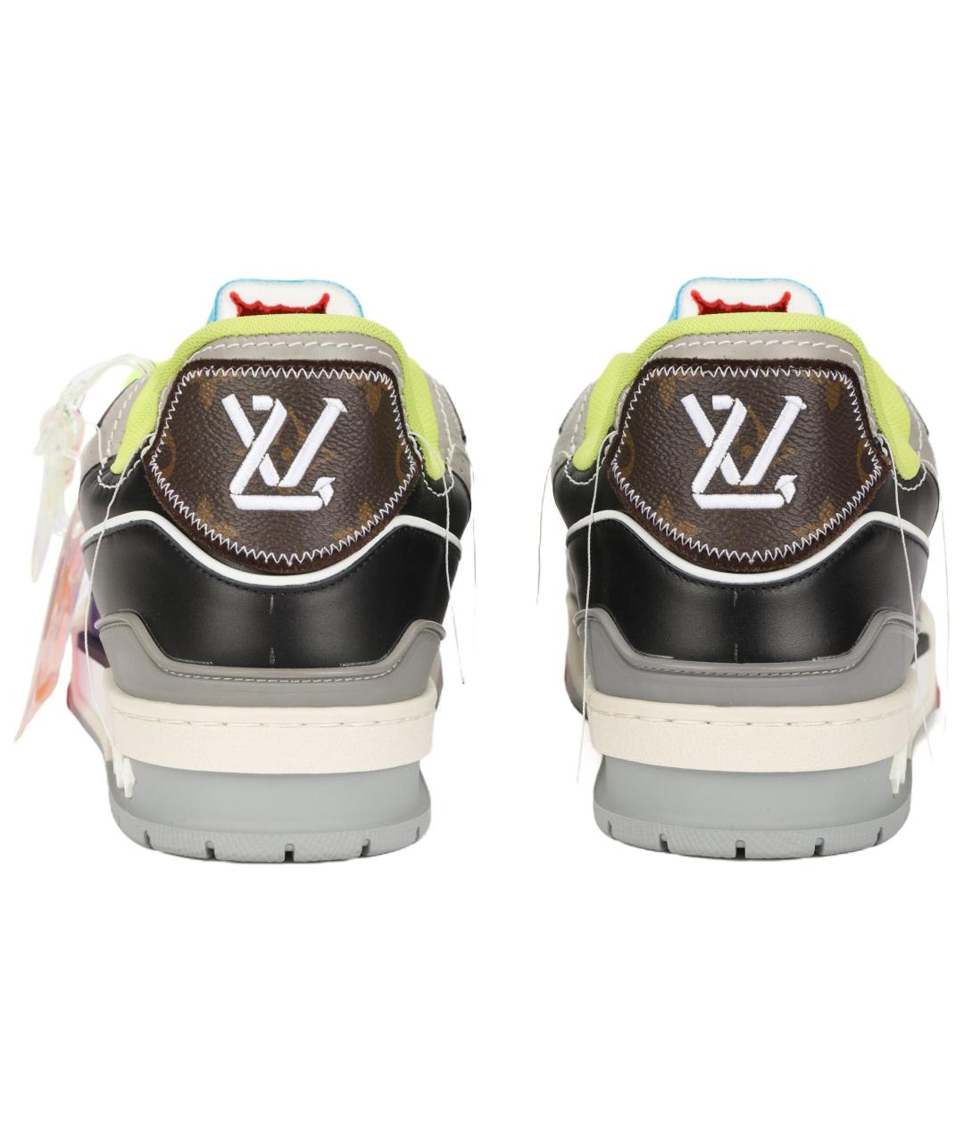 LOUIS VUITTON Мульти кожаные низкие кроссовки / кеды, фото 4