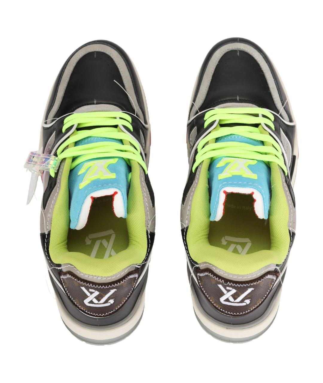 LOUIS VUITTON Мульти кожаные низкие кроссовки / кеды, фото 3