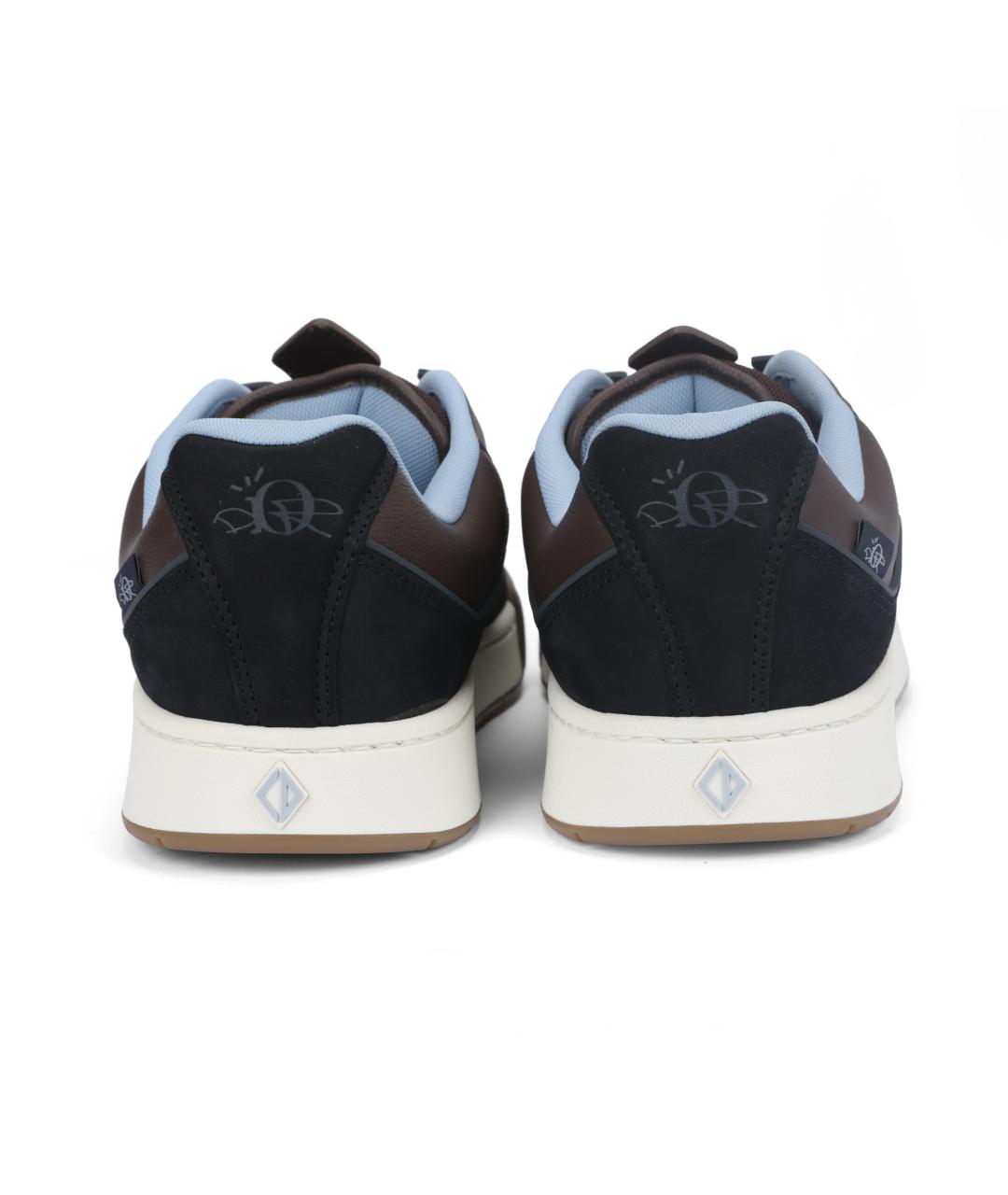 CHRISTIAN DIOR Коричневые кожаные низкие кроссовки / кеды, фото 4