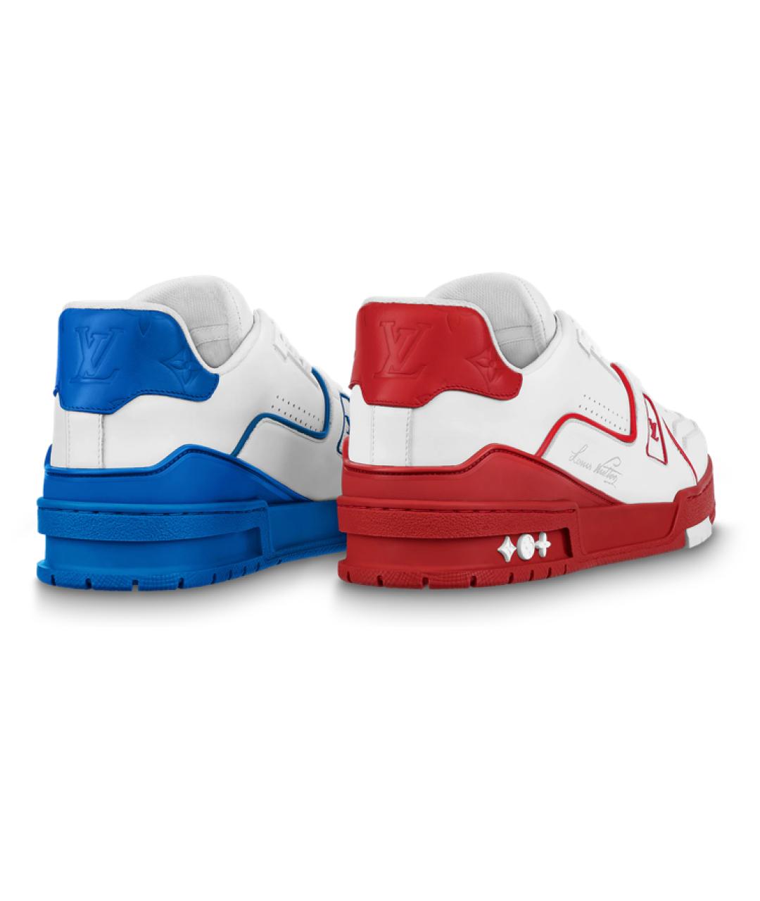 LOUIS VUITTON Мульти кожаные низкие кроссовки / кеды, фото 3