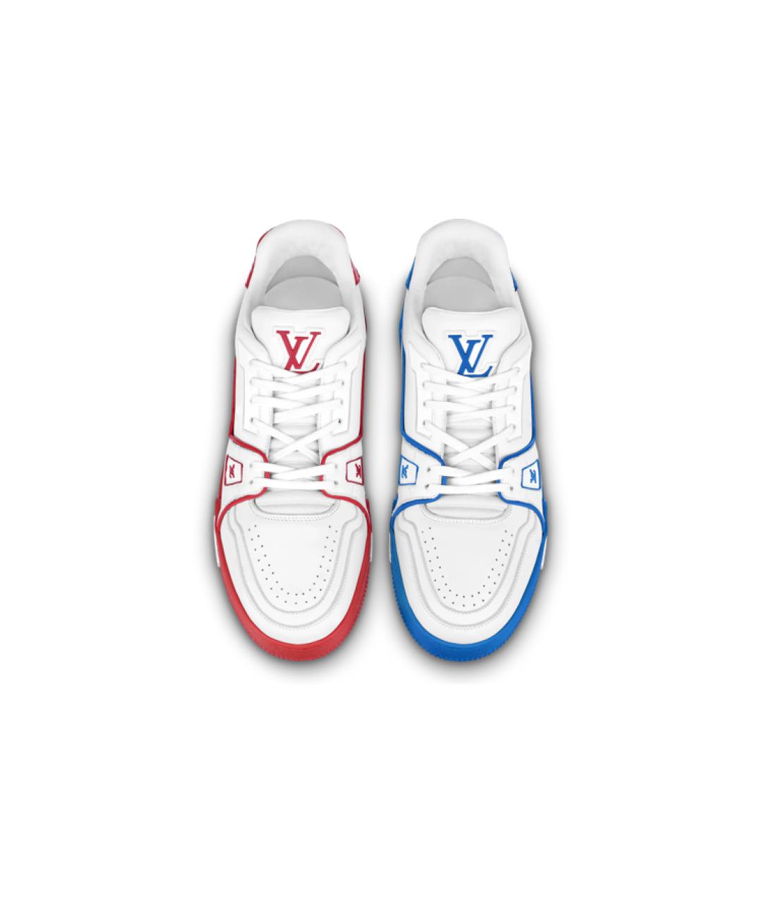 LOUIS VUITTON Мульти кожаные низкие кроссовки / кеды, фото 4