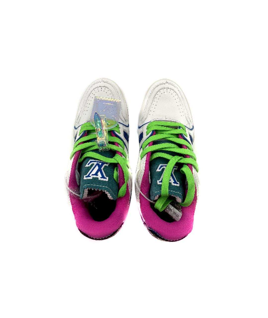 LOUIS VUITTON Мульти кожаные низкие кроссовки / кеды, фото 4