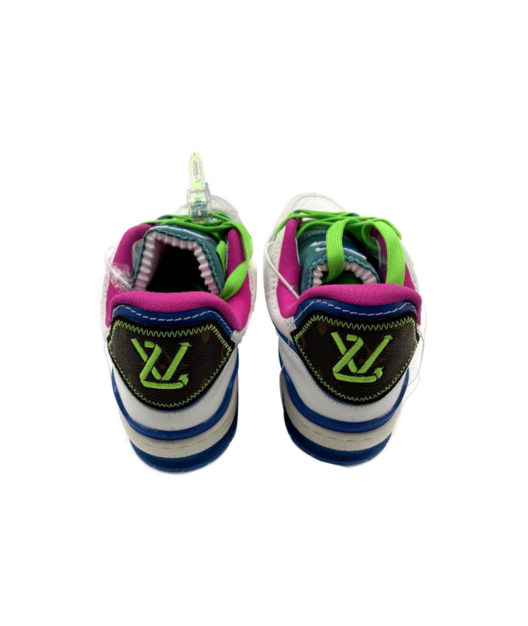 LOUIS VUITTON Мульти кожаные низкие кроссовки / кеды, фото 5