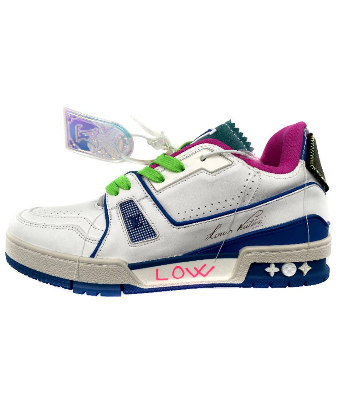 LOUIS VUITTON Мульти кожаные низкие кроссовки / кеды, фото 6