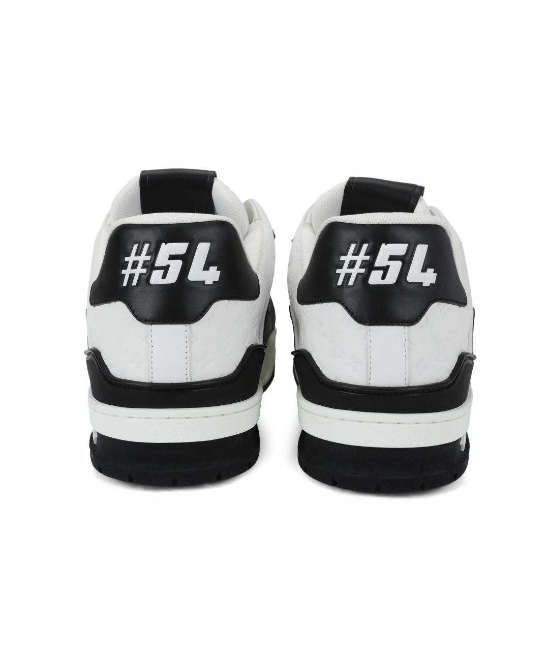 LOUIS VUITTON Черные кожаные кроссовки, фото 4