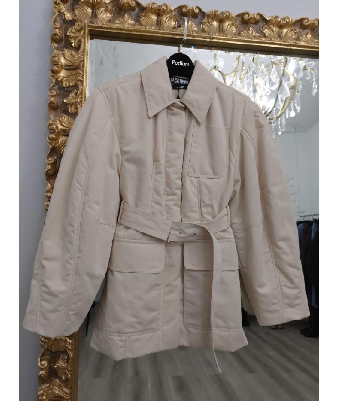 JACQUEMUS Бежевая хлопковая куртка, фото 8