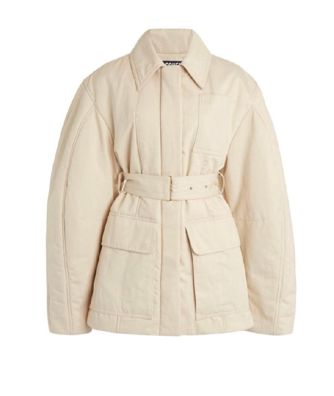 JACQUEMUS Бежевая хлопковая куртка, фото 9