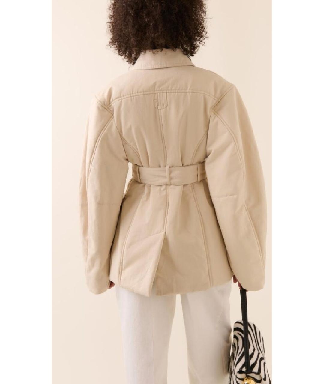 JACQUEMUS Бежевая хлопковая куртка, фото 2