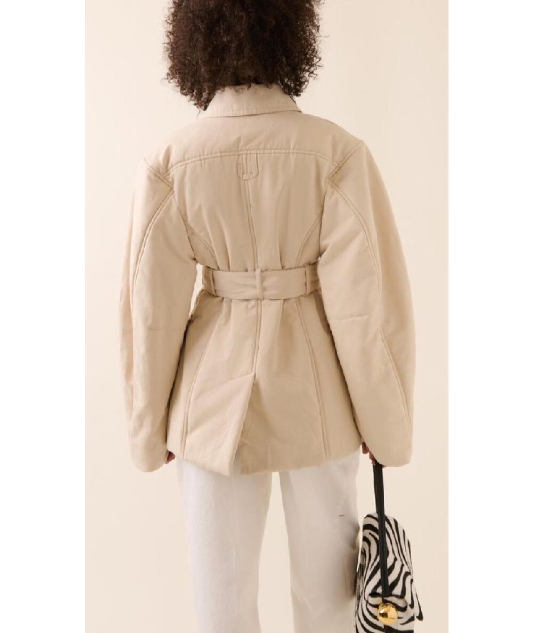 JACQUEMUS Бежевая хлопковая куртка, фото 6