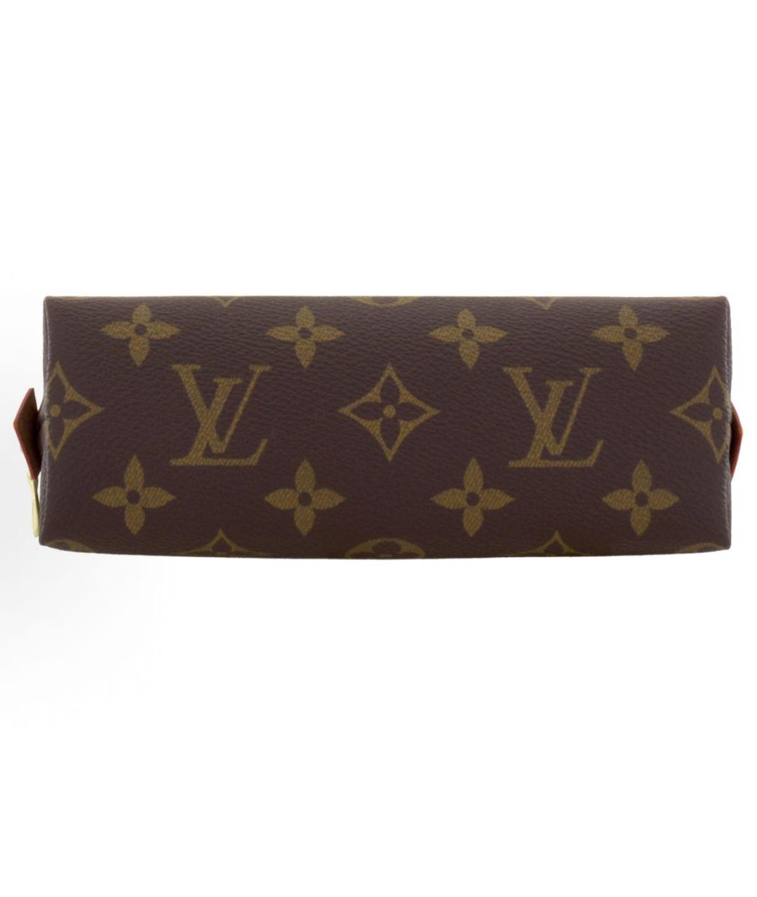 LOUIS VUITTON Коричневая косметичка, фото 2