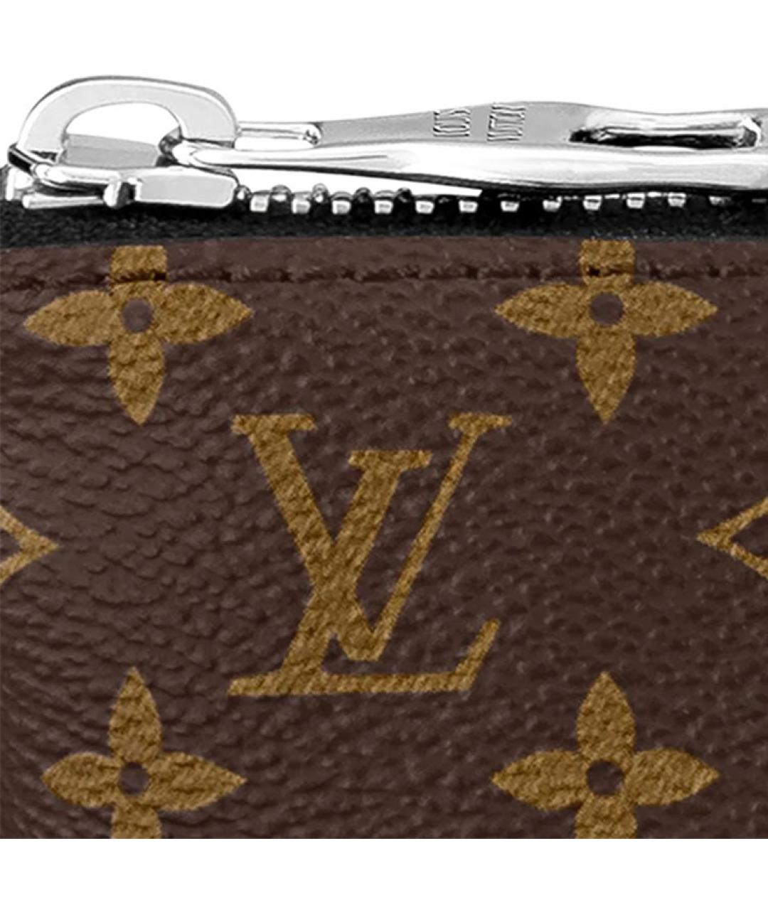 LOUIS VUITTON Коричневая косметичка, фото 4