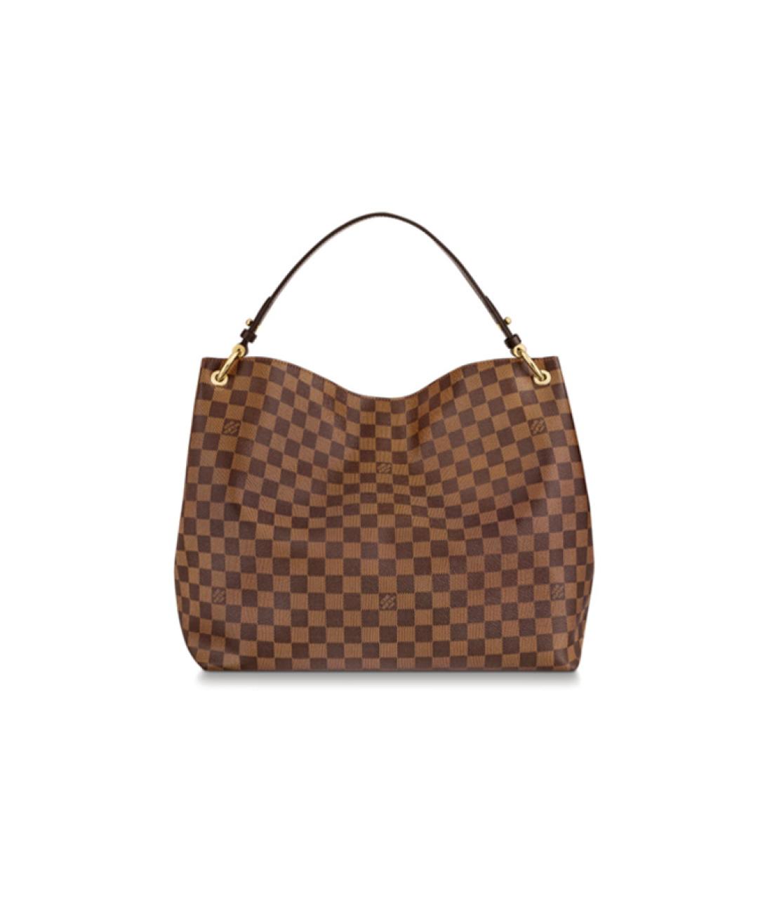 LOUIS VUITTON Коричневая сумка через плечо, фото 3