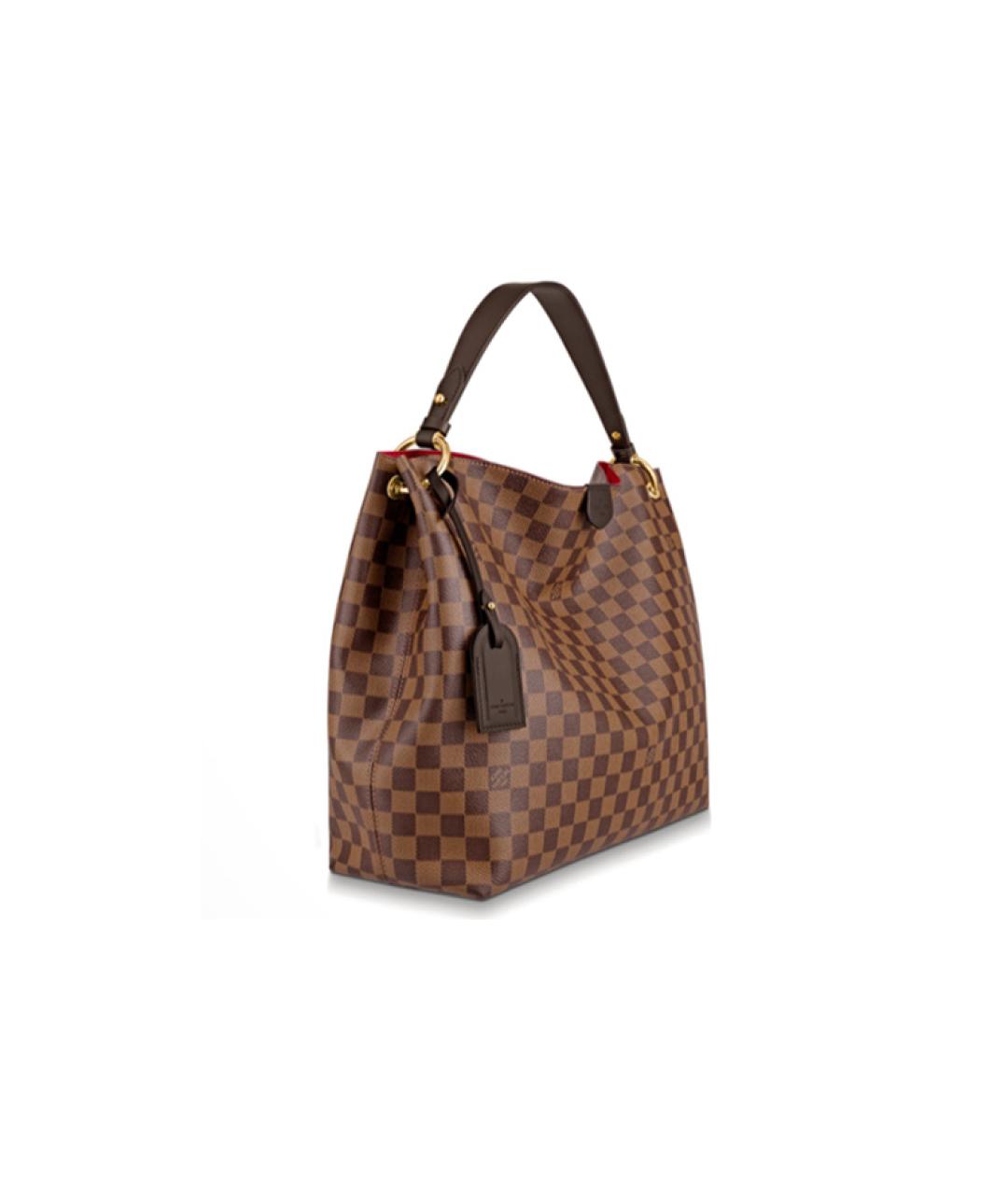 LOUIS VUITTON Коричневая сумка через плечо, фото 2