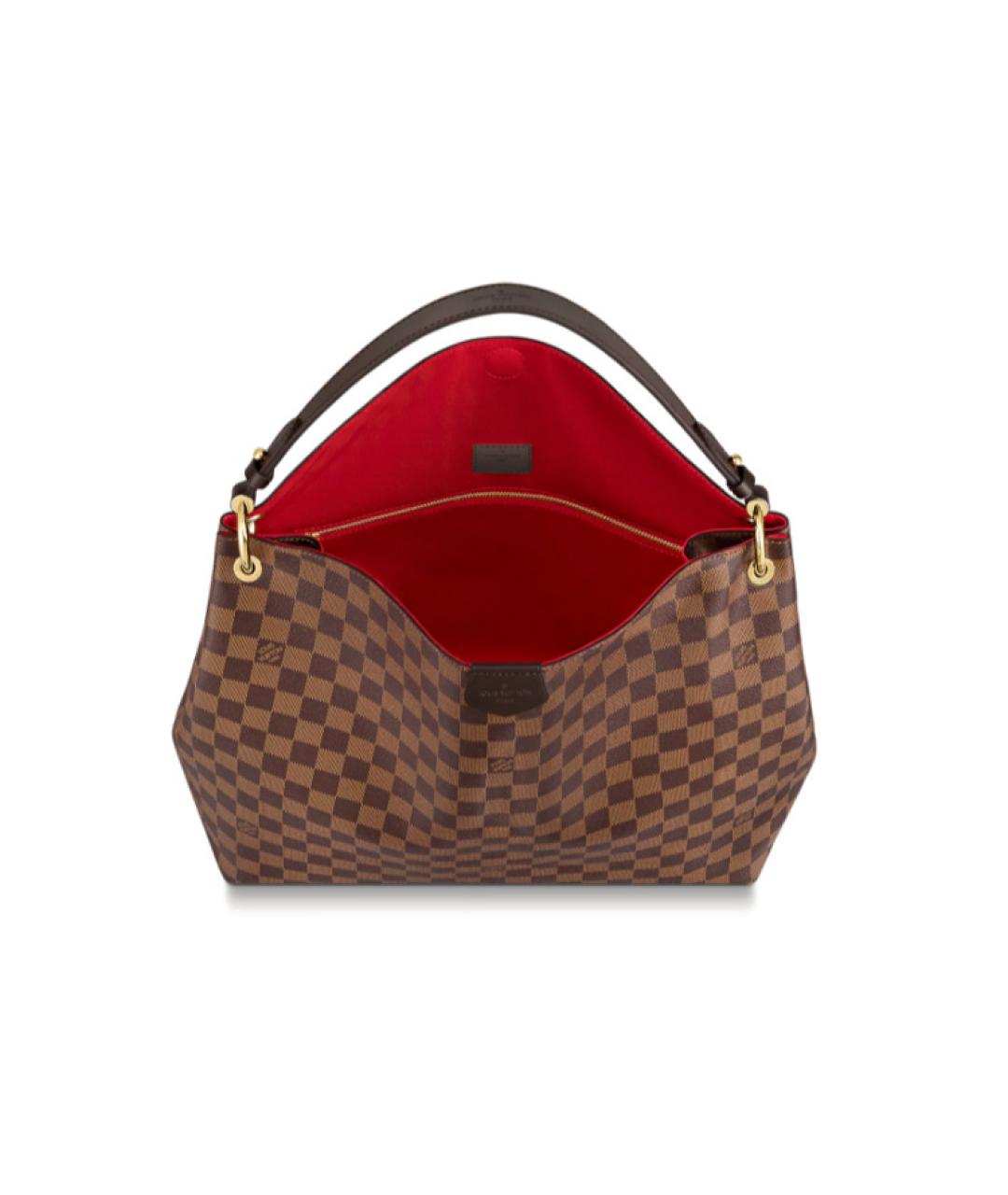 LOUIS VUITTON Коричневая сумка через плечо, фото 4