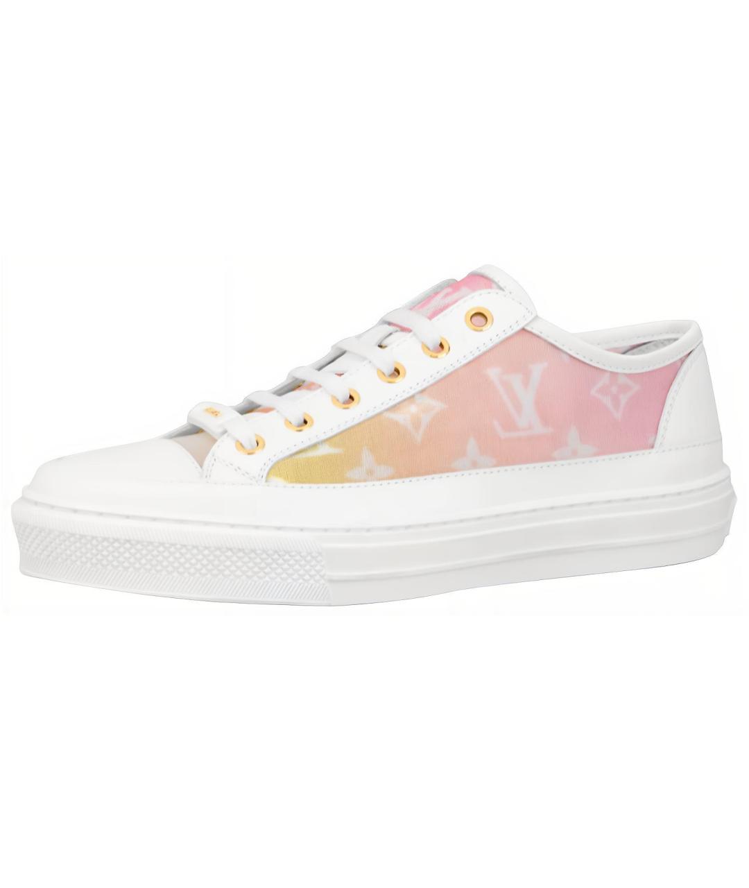 LOUIS VUITTON Розовые кроссовки, фото 2