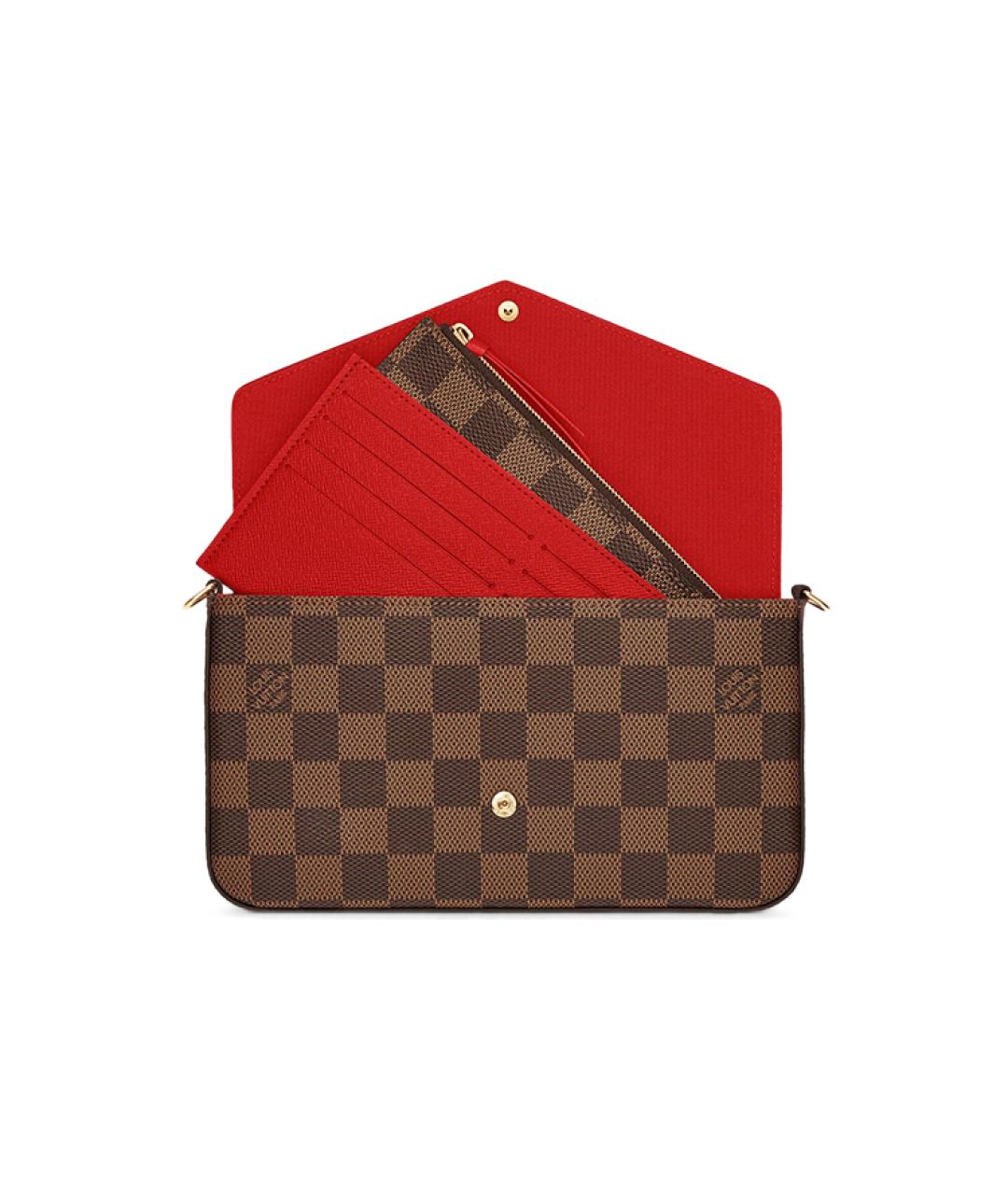 LOUIS VUITTON Коричневая сумка через плечо, фото 5