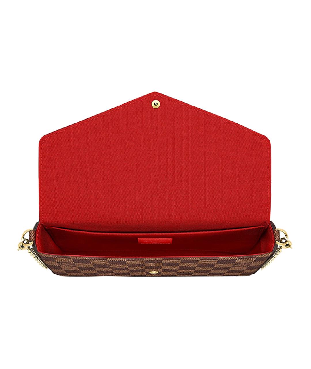 LOUIS VUITTON Коричневая сумка через плечо, фото 3