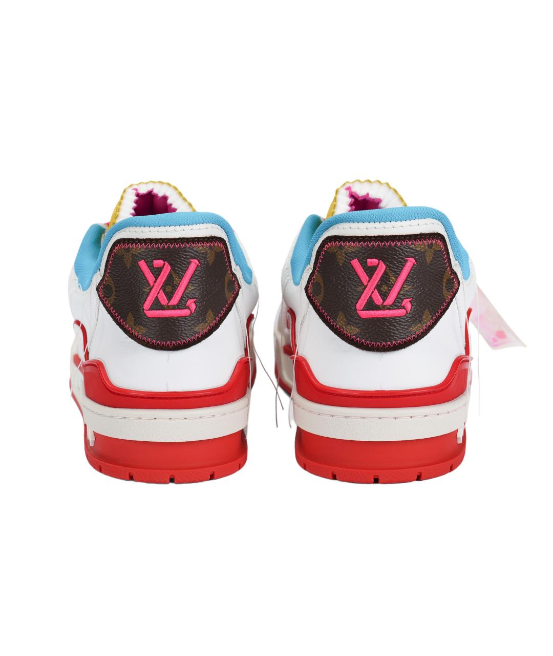 LOUIS VUITTON Мульти кожаные низкие кроссовки / кеды, фото 5