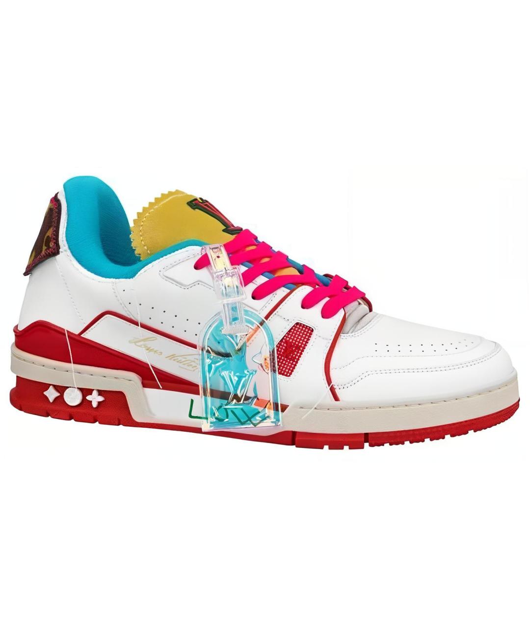 LOUIS VUITTON Мульти кожаные низкие кроссовки / кеды, фото 3