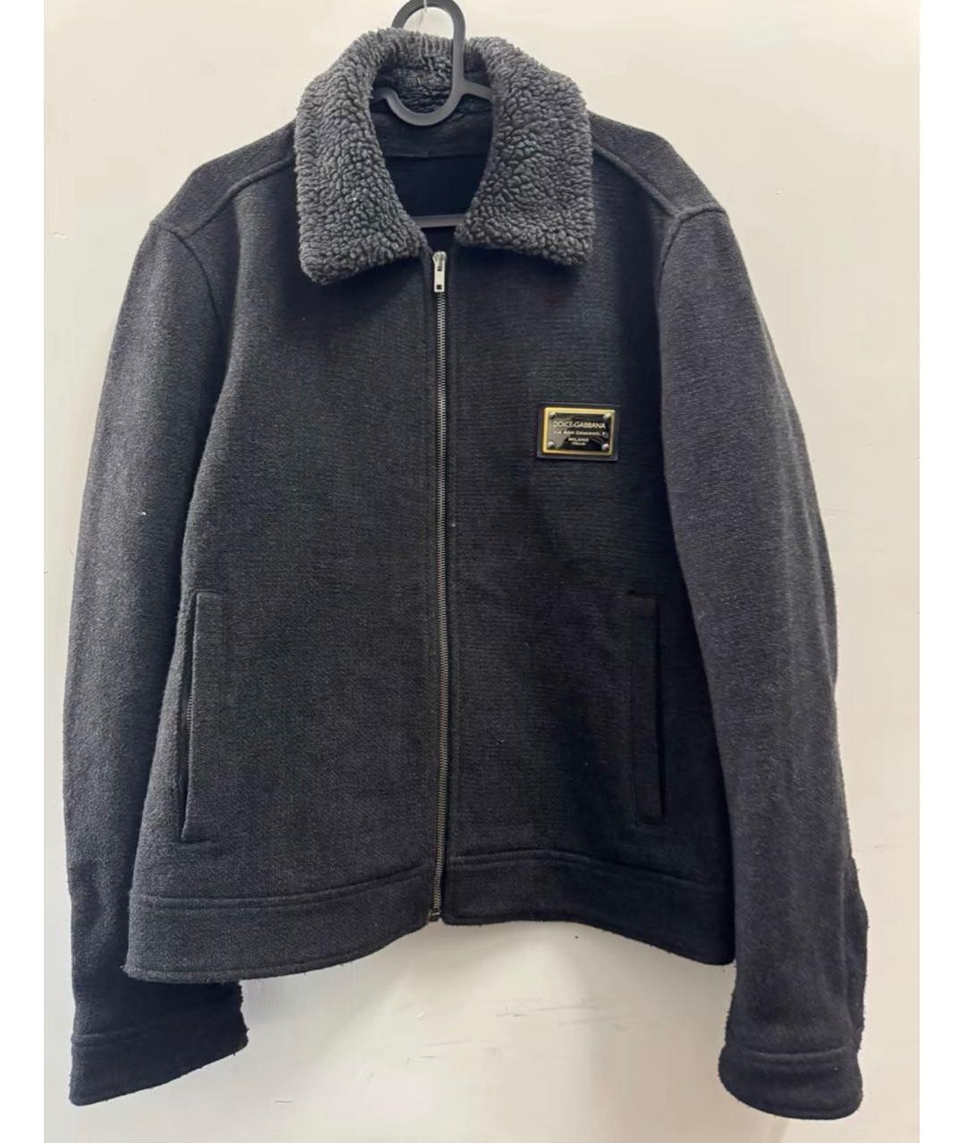 DOLCE&GABBANA Серая шерстяная куртка, фото 6