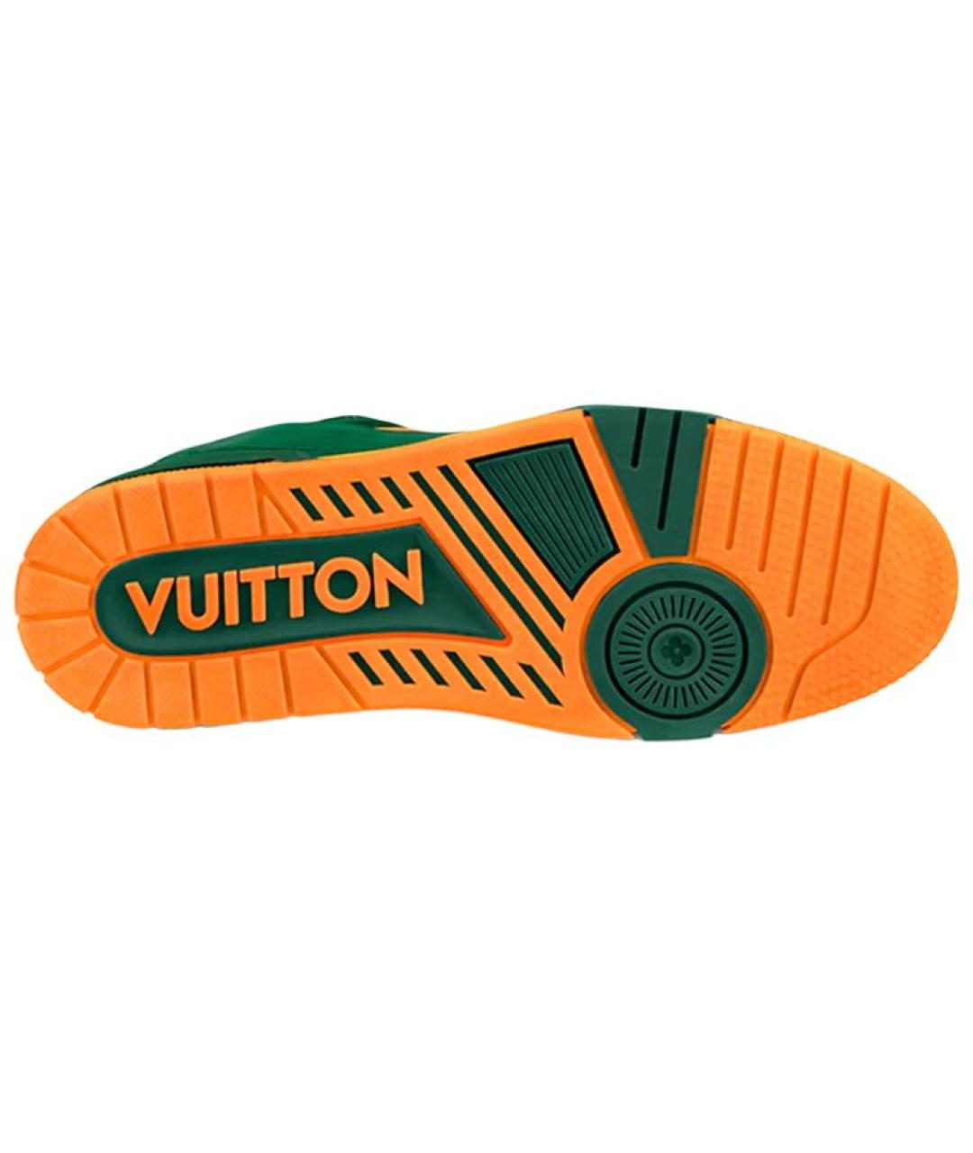 LOUIS VUITTON Мульти кожаные низкие кроссовки / кеды, фото 5