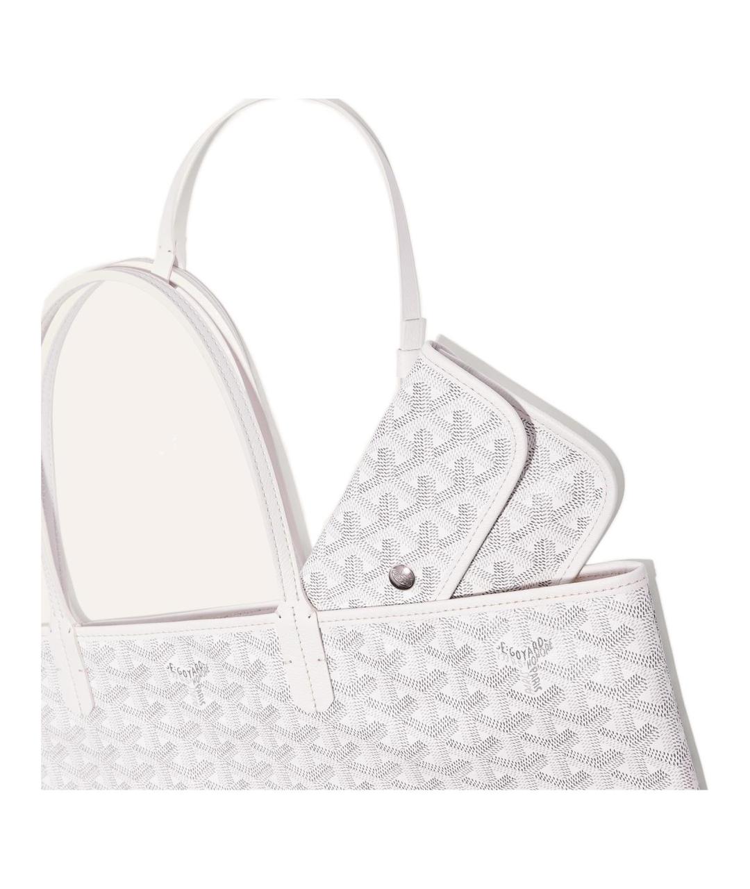 GOYARD Белая сумка через плечо, фото 4