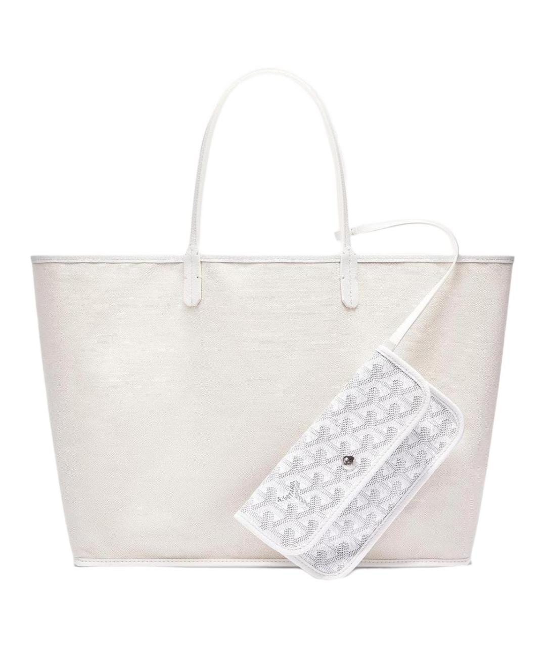 GOYARD Белая сумка через плечо, фото 3