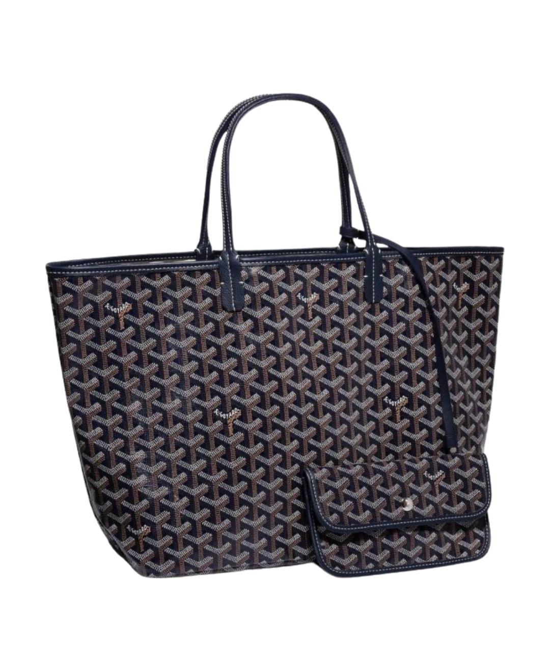 GOYARD Темно-синяя сумка тоут, фото 1