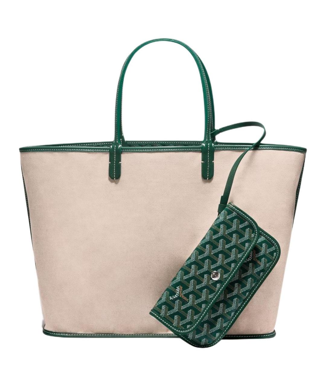 GOYARD Зеленая сумка через плечо, фото 3