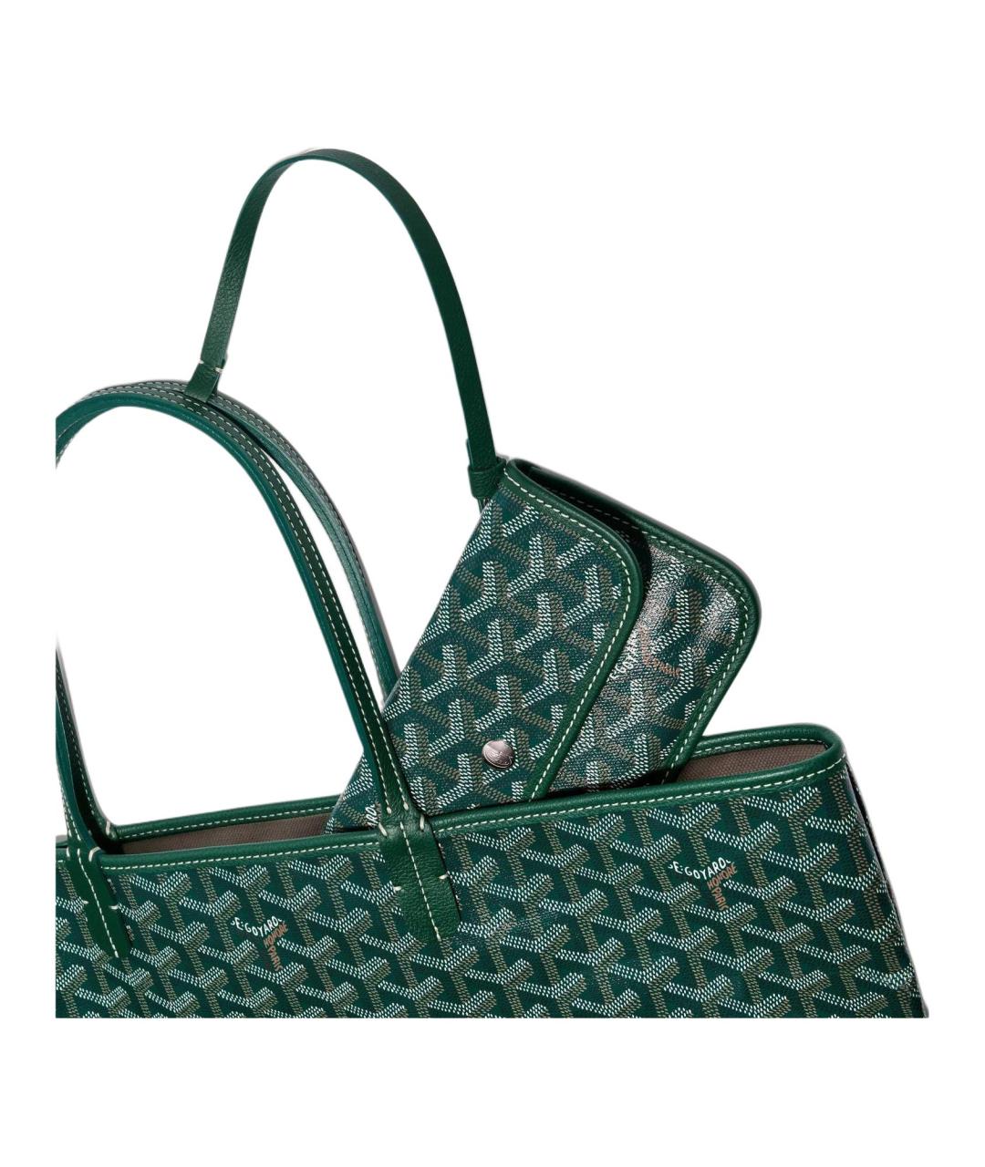 GOYARD Зеленая сумка через плечо, фото 4