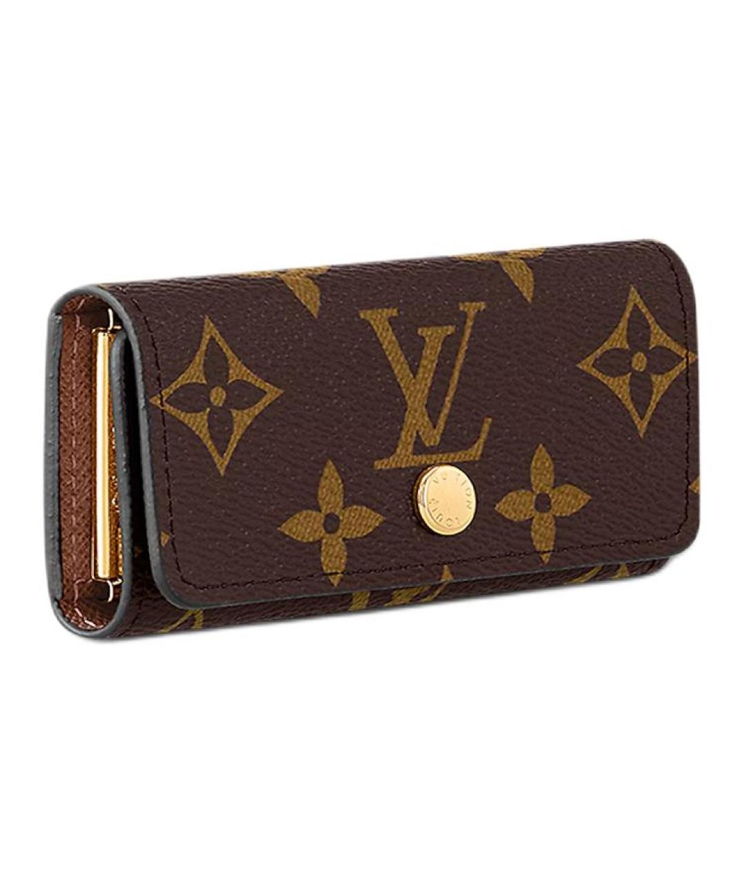 LOUIS VUITTON Коричневая ключница, фото 2