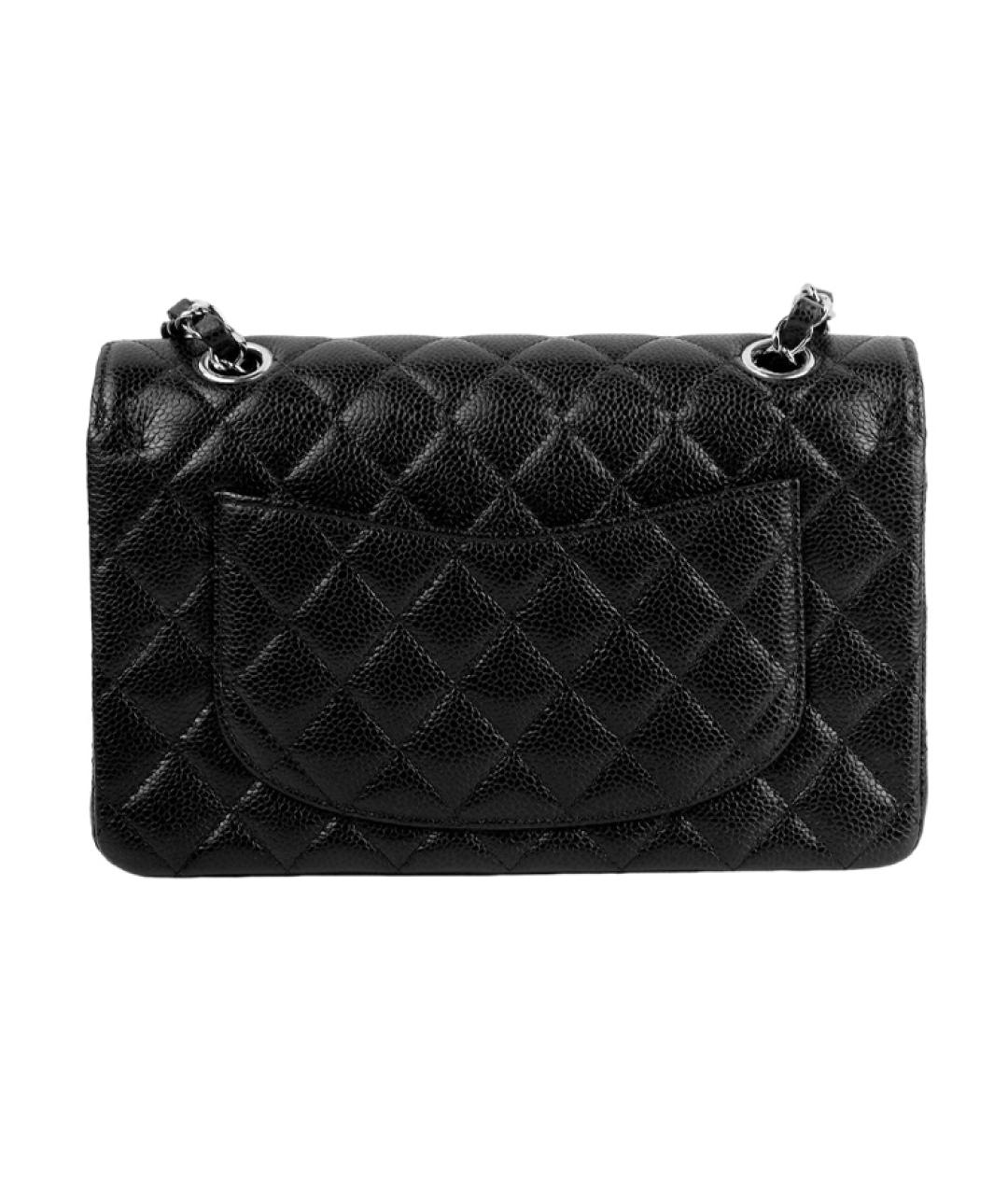 CHANEL Черная кожаная сумка через плечо, фото 3