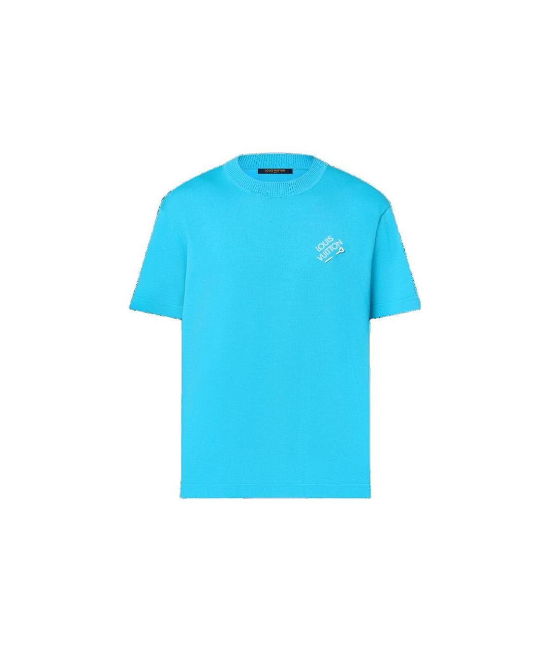 LOUIS VUITTON Синяя футболка, фото 5