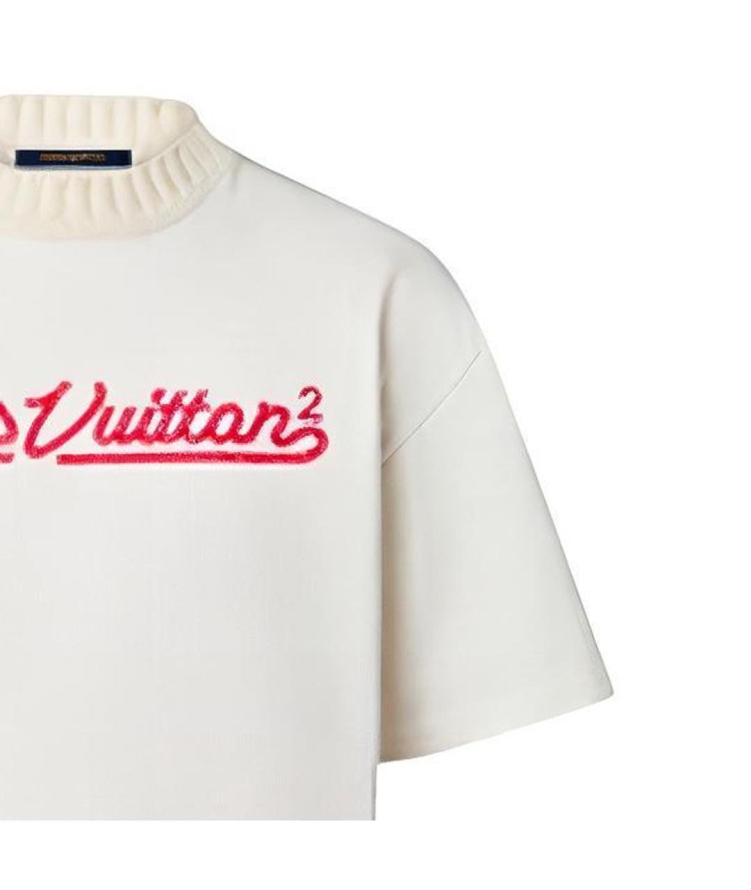 LOUIS VUITTON Белая футболка, фото 4