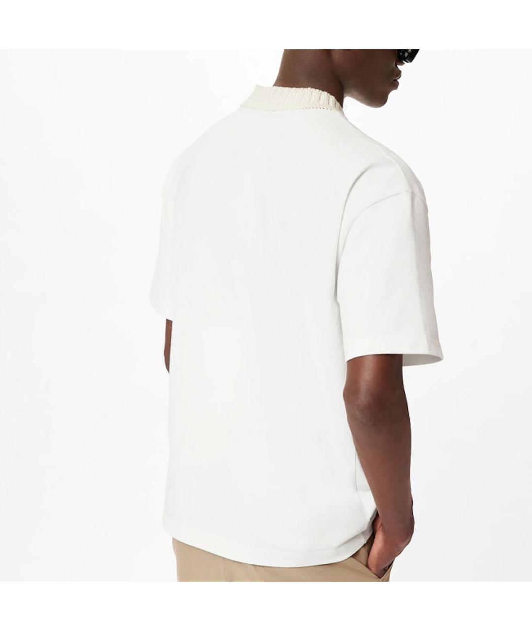 LOUIS VUITTON Белая футболка, фото 3