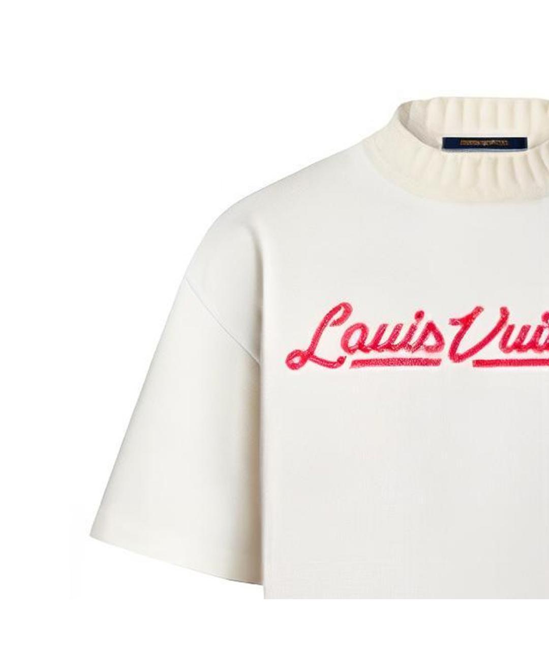 LOUIS VUITTON Белая футболка, фото 5