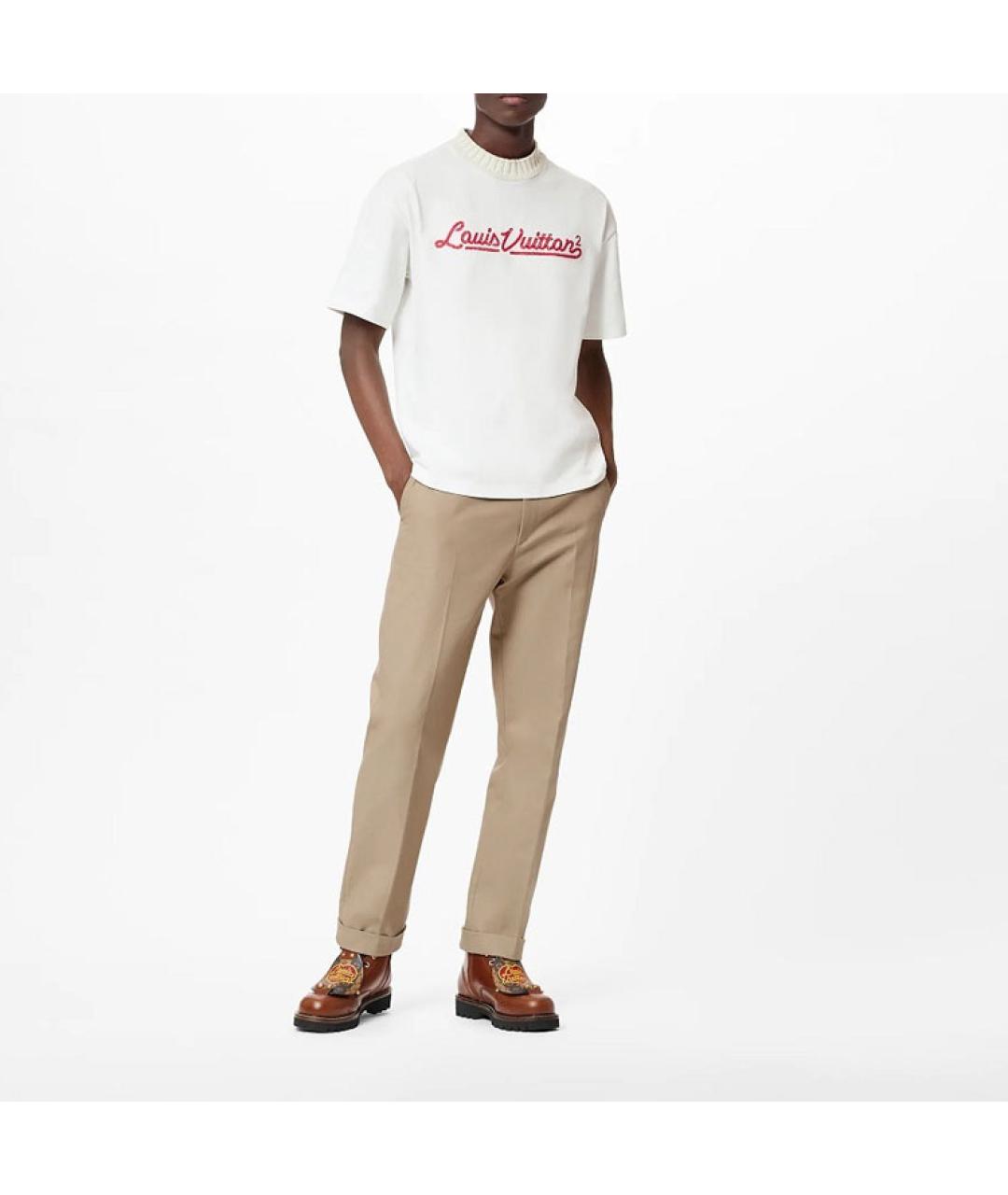 LOUIS VUITTON Белая футболка, фото 2