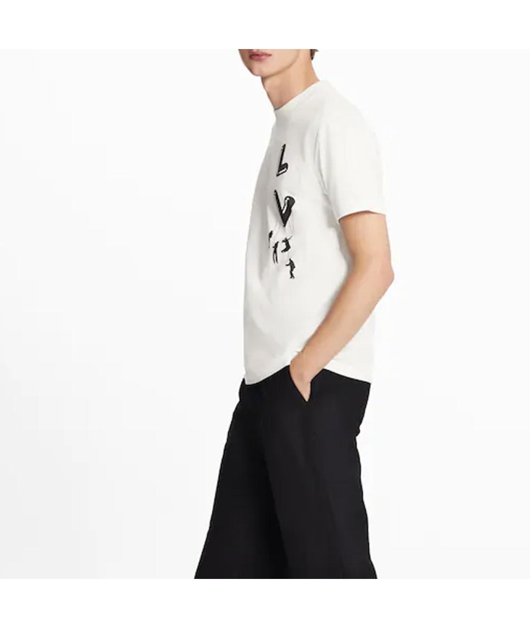 LOUIS VUITTON Белая футболка, фото 5