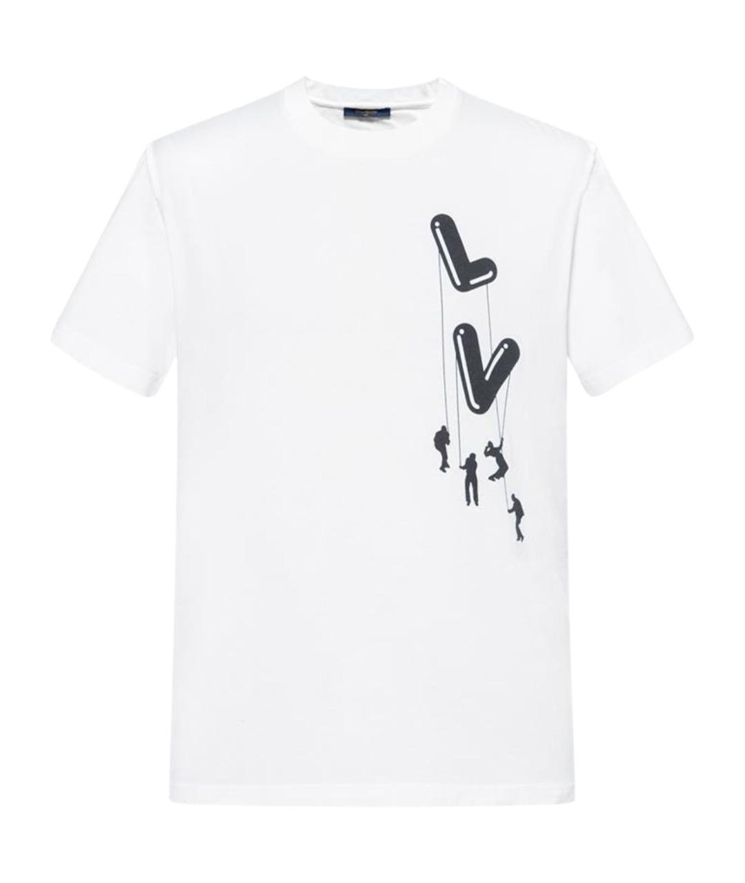 LOUIS VUITTON Белая футболка, фото 1