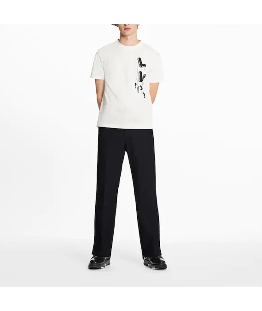 LOUIS VUITTON Белая футболка, фото 4
